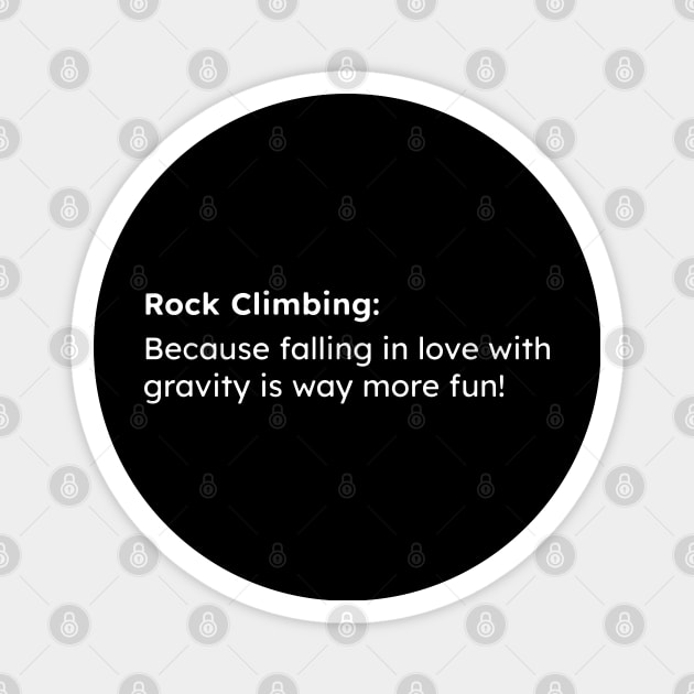 Rock Climbing - Falling in Love Magnet by veanicc